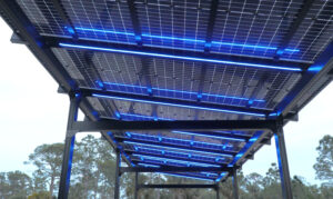 22kW Solar Carport & Car Charging Station